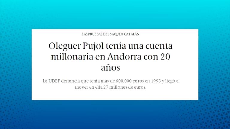 Oleguer Pujol Ferrusola disposava amb només 20 anys d'un compte corrent milionari a Andorra