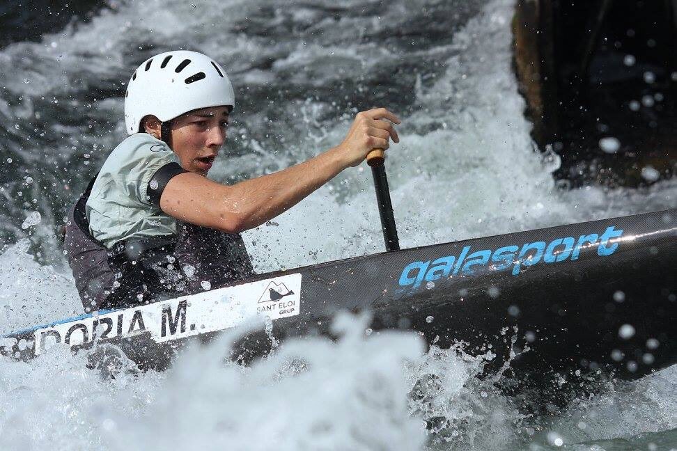 Mònica Dòria, campiona d'Europa Júnior en canoa