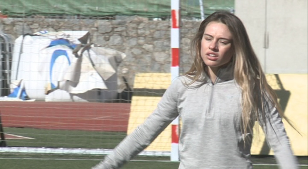 Cristina Llovera ha aconseguit el rècord d'Andorra en 60 metres a