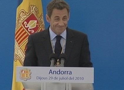 La visita de Nicolas Sarkozy