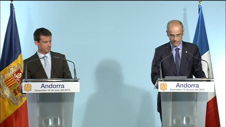 Roda de premsa íntegra de Manuel Valls i Antoni Martí