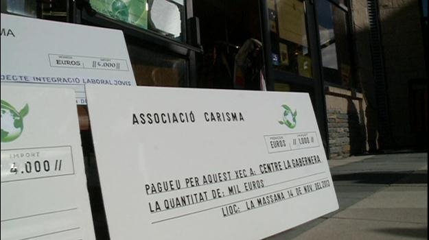 Carisma dóna 20.000 euros a projectes solidaris