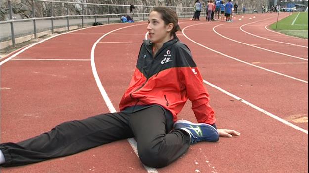 Clàudia Guri aposta per l'atletisme i recupera la il·lusió per l'esport