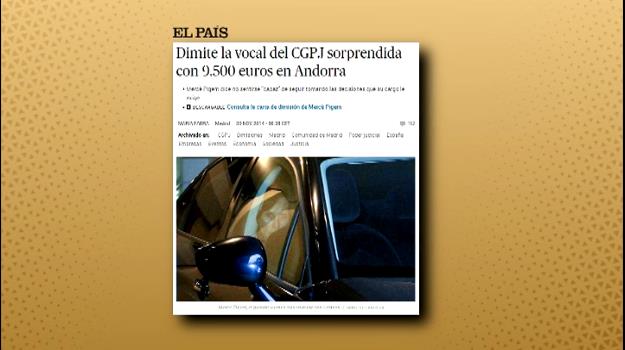 La vocal de CIU al CGPJ dimiteix per treure diners d'Andorra