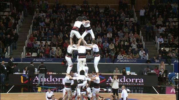 Per primera vegada els Castellers d'Andorra faran una actuació am