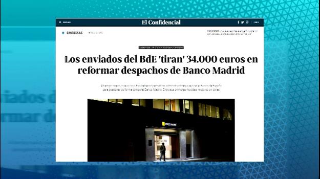 Els administradors de Banco Madrid destinen 34.000 euros per reformar els despatxos