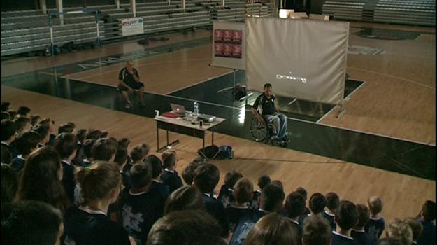 Albert Llovera, convidat especial al Campus Carles Riba de futbol sala