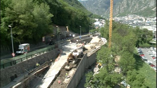 Reobre al trànsit l'accés a Escaldes des de la carretera general 2