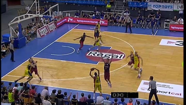 El Morabanc cau davant del Barça per 65-68 a la final de la Lliga Catalana