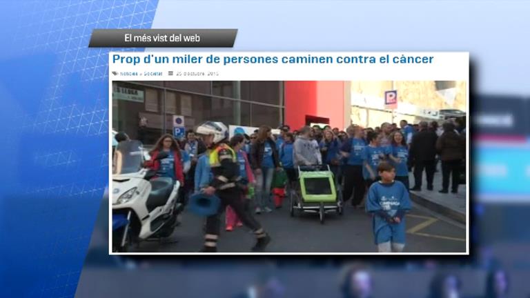 La caminada contra el càncer, el més vist a Andorra Difusió