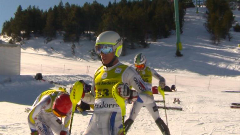 En esquí alpí, Àxel Esteve i Robert Solsona han debutat en Copa d