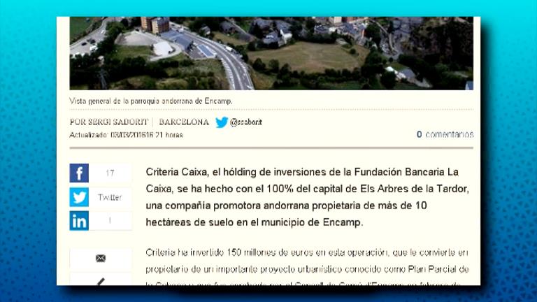 La societat patrimonialista de la Fundació "la Caixa" adquireix els terrenys de la Cabeca