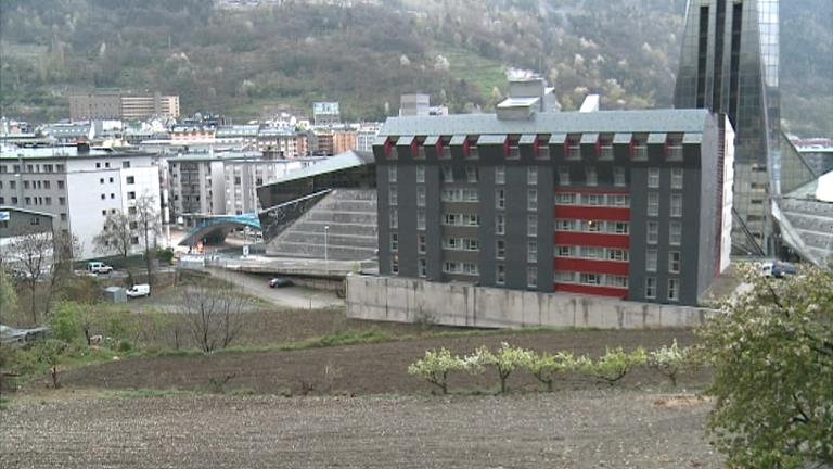 Les primeres pistes de pàdel d'Escaldes, enllestides a la tardor