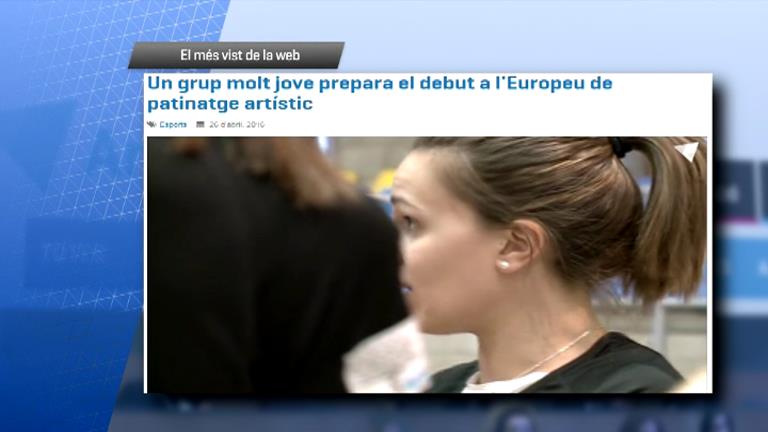 La preparació d'un grup molt jove a l'Europeu de patinatge, el més vist a Andorra Difusió