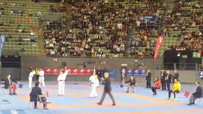 Plata de Sandra Herver a la Copa Intercontinental de karate