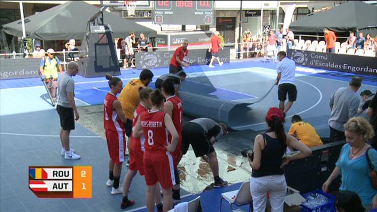 Derrotes dels equips andorrans a la primera jornada del Preeuropeu 3X3 de bàsquet