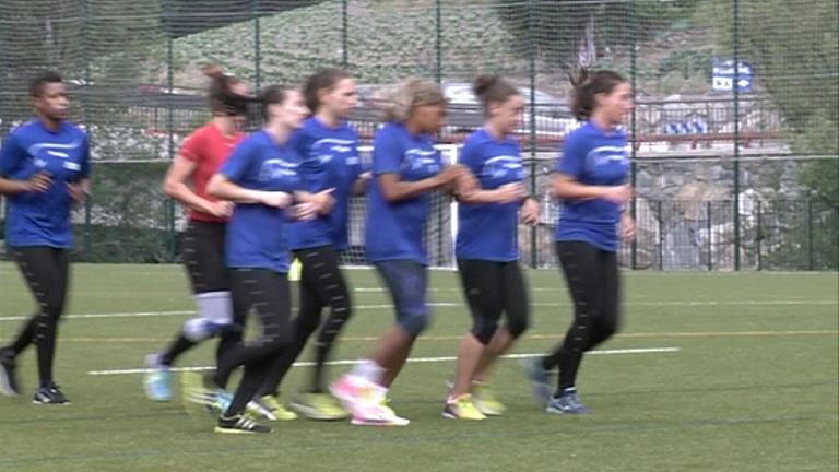 La selecció espanyola femenina d'handbol prepara els Jocs de Rio a Andorra