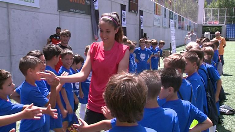 Olga Garcia, d'alumna del Campus Nike a convidada com a jugadora del Barça