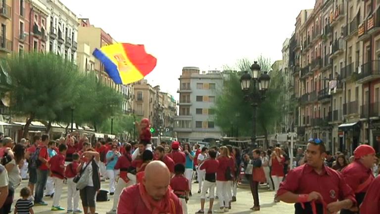 Els castellers d'Andorra han posat el seu granet de sorra per com