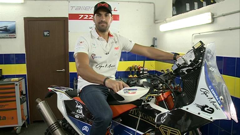 Moto nova per a Cristian España per poder acabar el Dakar 2017