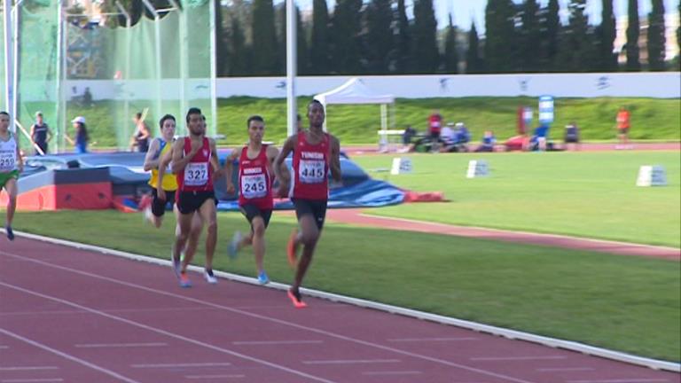 Segon lloc de Pol Moya i Clàudia Guri al Campionat d'Espanya promesa en pista coberta