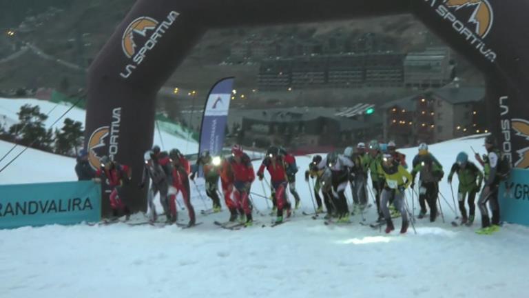 Jumere, Martin i Font, el podi de la 2a cronoescalada nocturna de Grandvalira