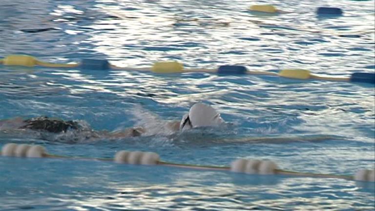 Lea Ricart, cinquena a la seva sèrie dels 50 metres lliures