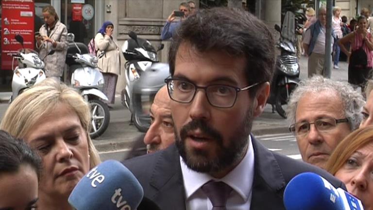 Albert Batalla critica l'"estat policial" a Catalunya i es nega a declarar