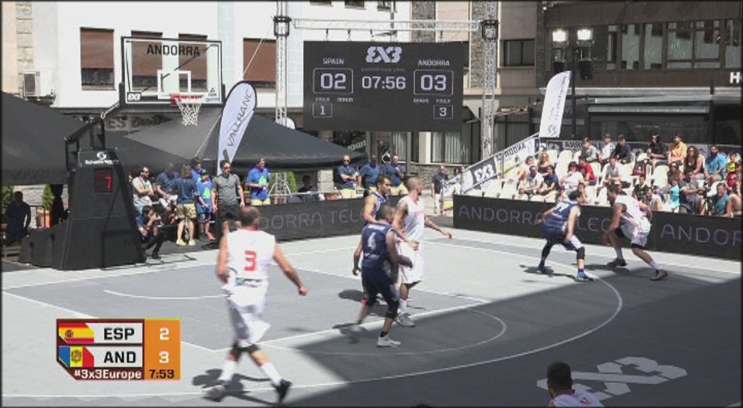 El combinat masculí de 3x3 perd els quarts de final contra Espanya