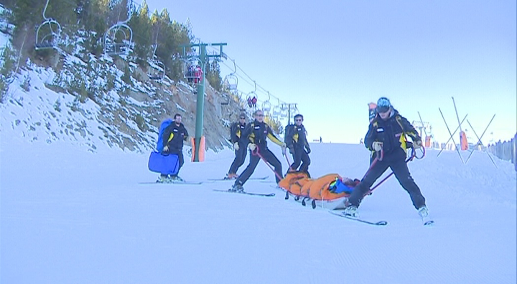 Tornen a disminuir els accidents a pistes