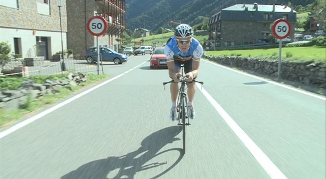 El ciclista David Albós participa aquest dimecres per tercera veg