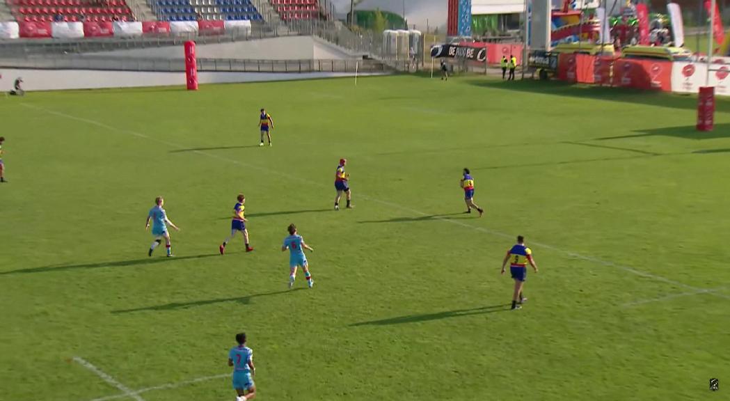 12è lloc dels Isards a l'Europeu sub-18 de rugbi de 7 a Polònia