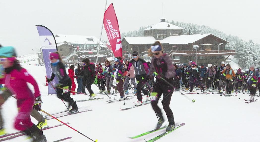 300 esquiadores participen a la 7a skimo femení