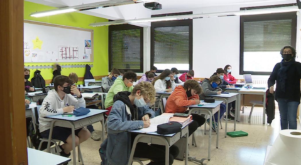 Un 3% dels alumnes ha donat positiu per la Covid-19 des de la tornada a l'escola després de Nadal