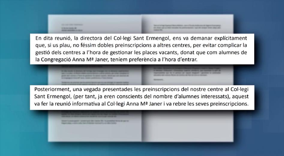 Vuit alumnes del Sagrada Família s'han quedat fora de 