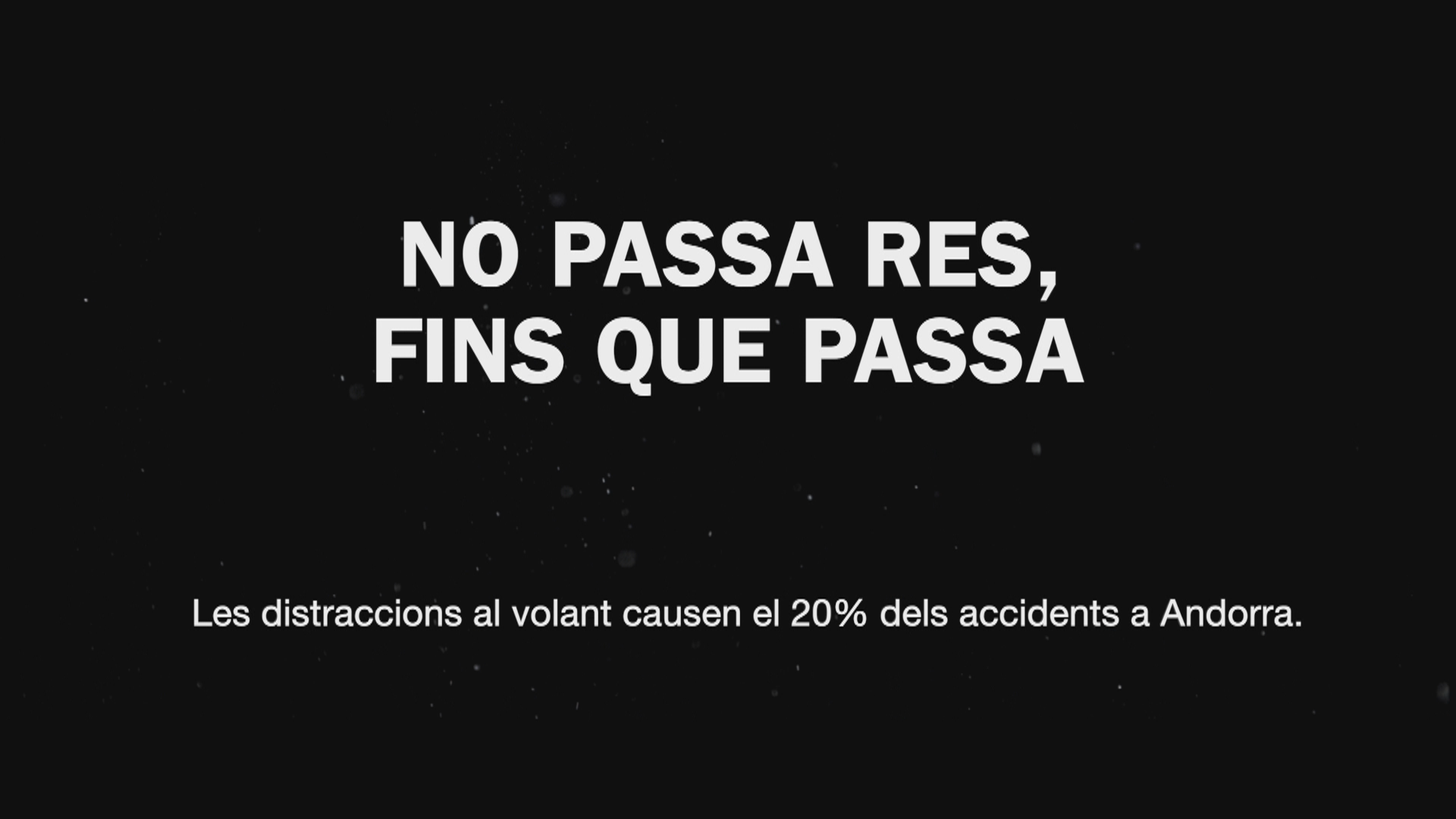  L'ACA vol conscienciar de l'ús del mòbil al volant amb la campanya 'No passa res fins que passa'