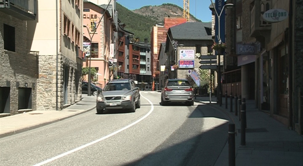 Accident a la Massana amb un vehicle implicat