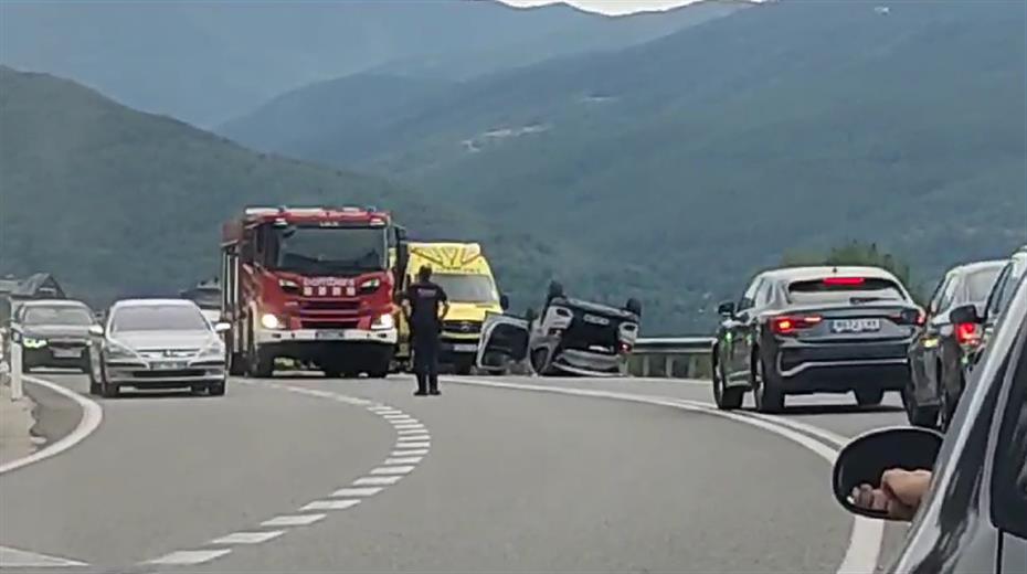 Accident en el quilòmetre 1 de la carretera de l'