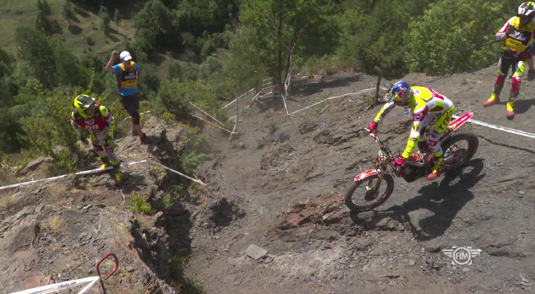 Adam Raga i Berta Abellán, guanyadors del primer dia al Mundial de Trial de Sant Julià de Lòria