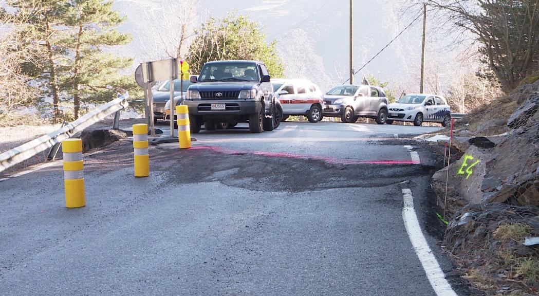 Adjudicades les obres d'estabilització de la carretera 140 a Fontaneda per 1,3 milions d'euros