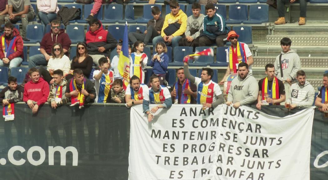 L'afició del FC Andorra tornarà a Prada de Moles contra l'Hospitalet