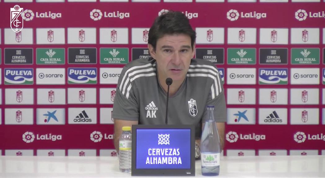 Aitor Karanka, entrenador del Granada: "Serà un partit molt complicat"