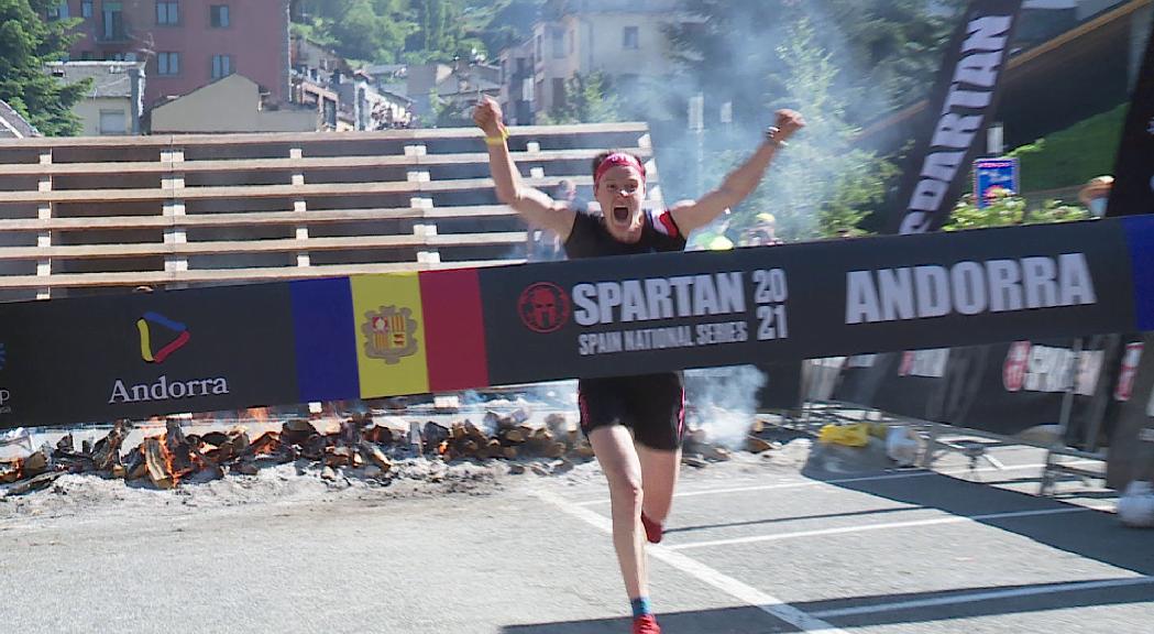 Albert Soley i Jezabel Kremer fan doblet a la Spartan Race d'Encamp i s'imposen també a la cursa Súper