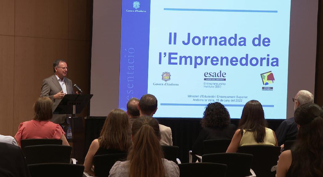 Alumnes de l'Escola Andorrana presenten les seves idees en la jornada d'emprenedoria