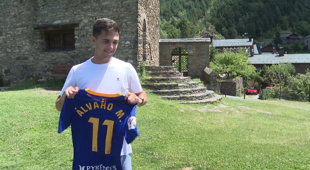 Álvaro Martín, el nou '11' del FC Andorra 