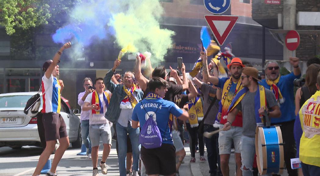 Ambientàs al Nacional en el debut del FC Andorra a casa