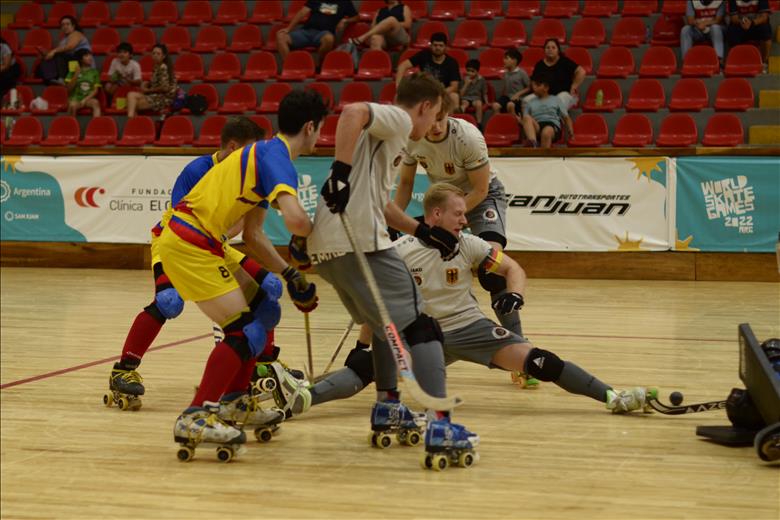 La selecció d'hoquei patins va caure dimarts cont