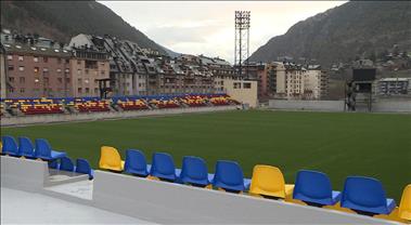 L'Andorra jugaria el play-off al nou estadi d'Encamp