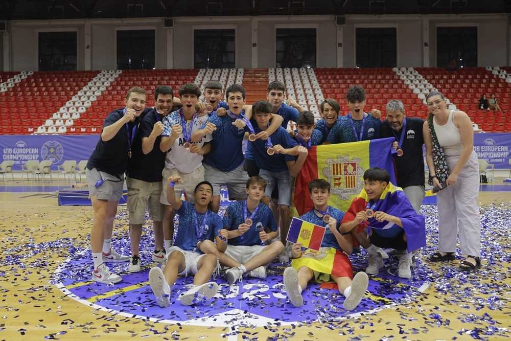 Andorra sub-16 derrota a Kosovo i es penja el bronze a l'Europeu C