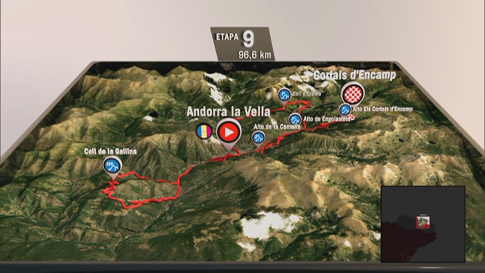 Andorra tindrà una de les etapes més dures de la Vuelta 2019